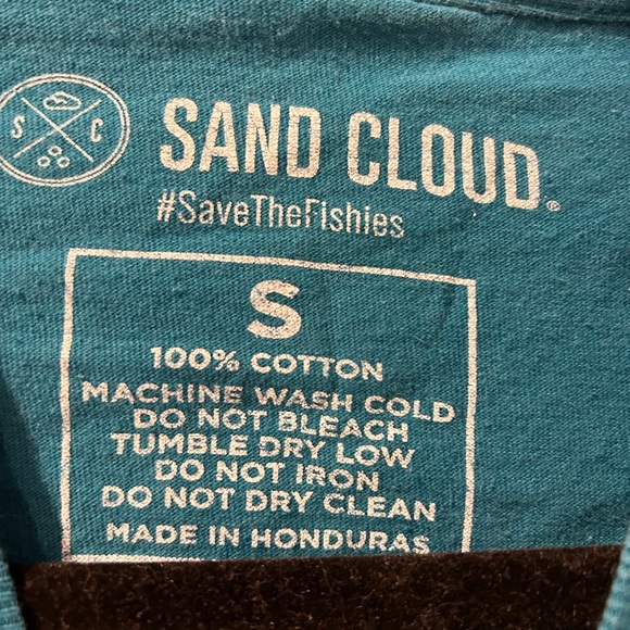 teal sand cloud t-shirt - Picture 3 of 3